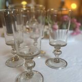 Set of 4 Bohemian glass cups