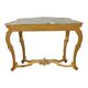 French Louis XV Style Console Gold Leaf Gilded Wood and Marble