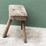Brutalist Cowherd Stool, Tripod