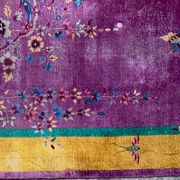 Chinese carpet in pure wool. Old 1920 . 272cm x 342cm