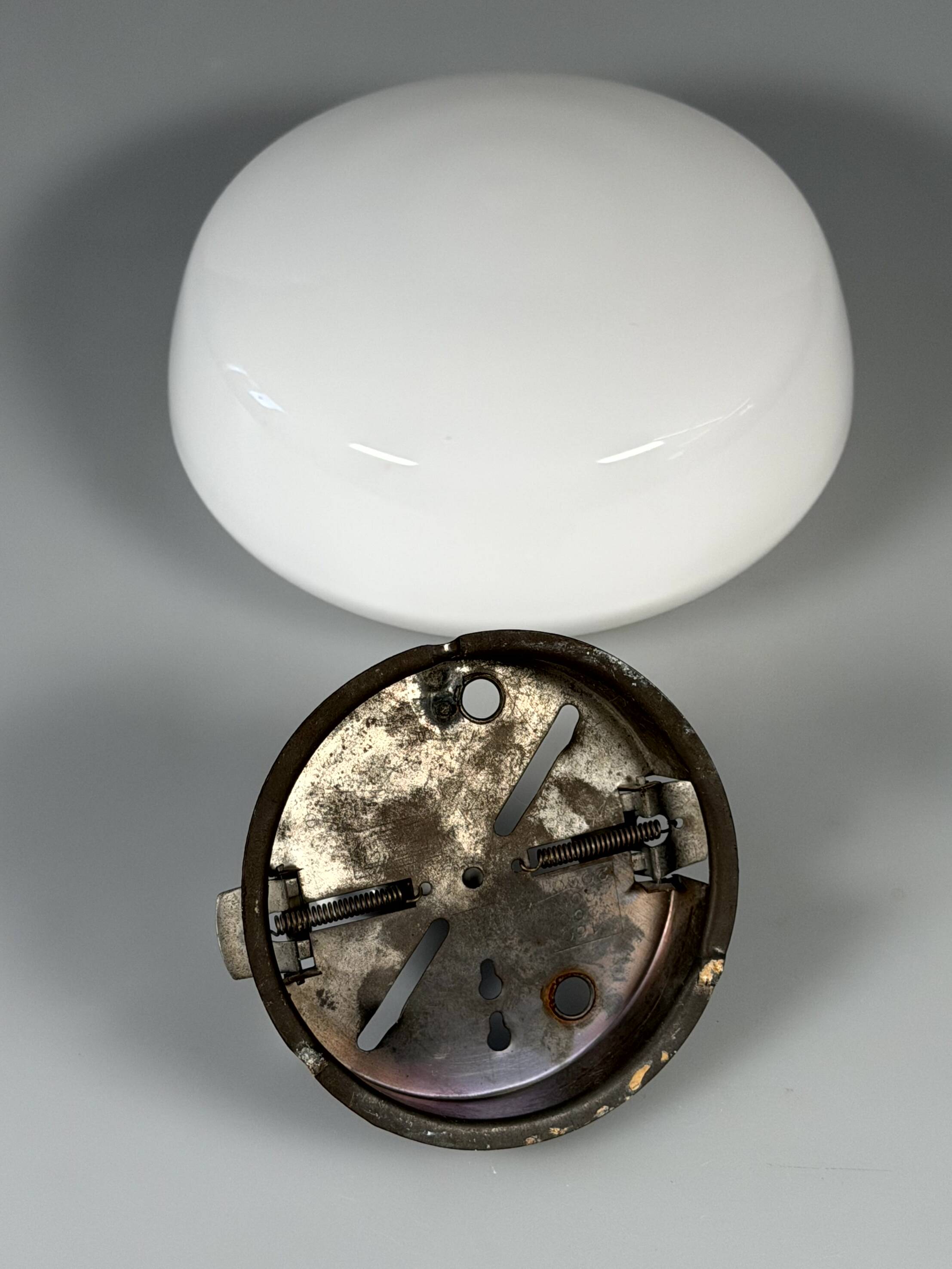 1950s 1960s Ceiling Light Flush Mount from RZB Germany Mid-Century Design