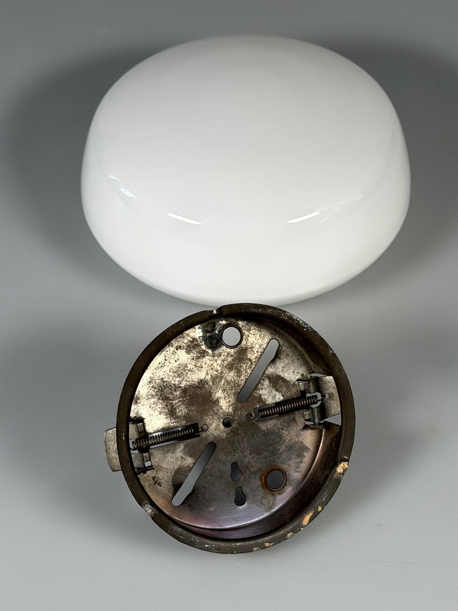 1950s 1960s Ceiling Light Flush Mount from RZB Germany Mid-Century Design