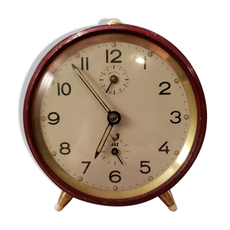 Mechanical alarm clock jaz burgundy