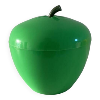 Vintage green apple ice cube bucket