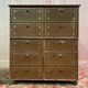 Leather notary's filing cabinet
