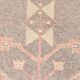 Tapis de couloir turc vintage rouge pastel doux 2x8, 78x246 cm