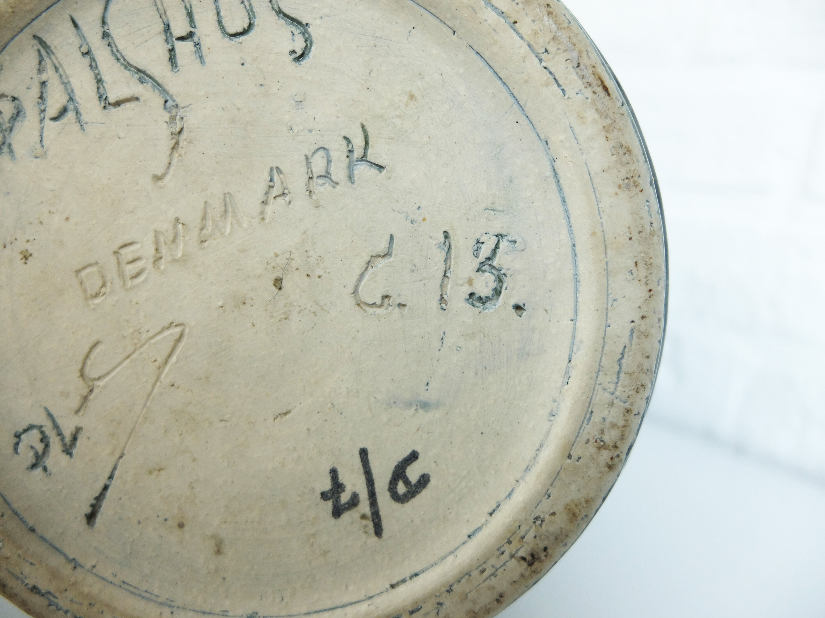 Ceramic vase C15 in cobalt blue Per Linnemann-Schmidt for Palshus, Denmark, 1960s