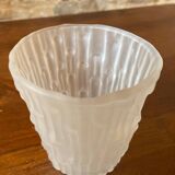 Frosted effect textured glasses / cups, made in Italy