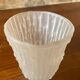 Frosted effect textured glasses / cups, made in Italy