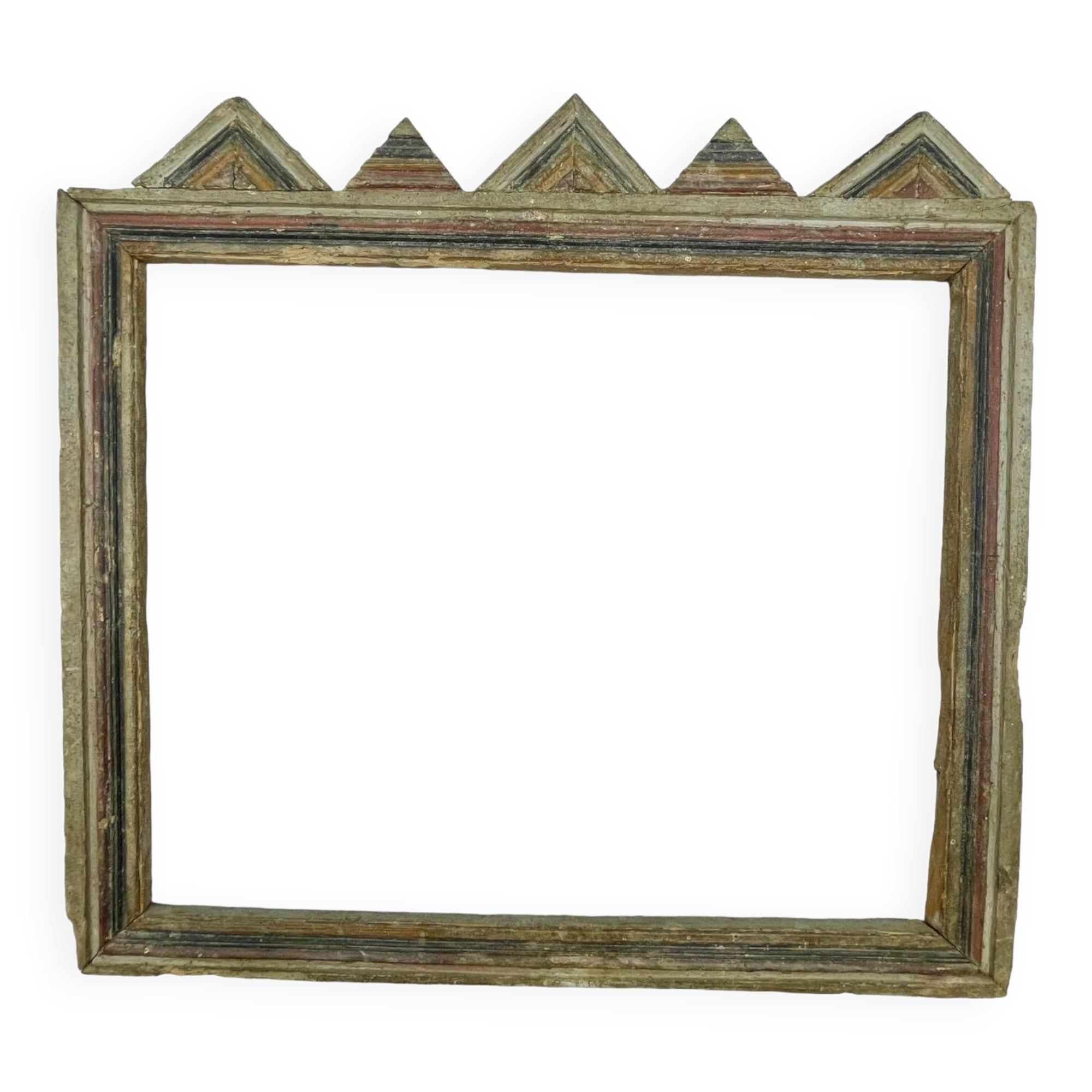 Old Auvergne popular art frame