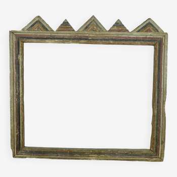 Old Auvergne popular art frame