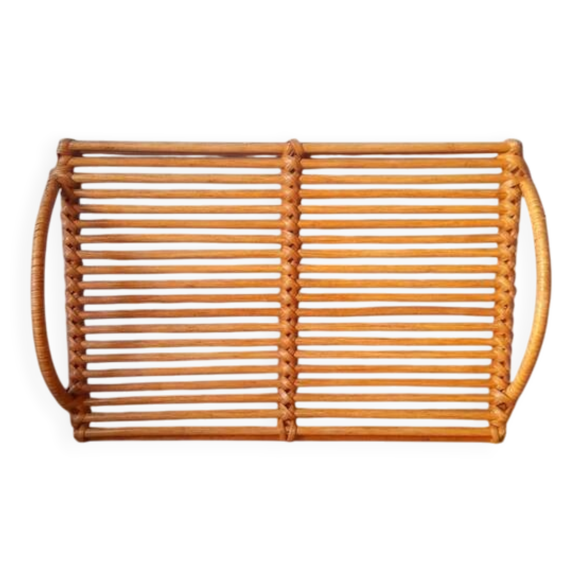 Vintage Rattan Tray