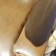 Vintage Scandinavian olive green armchairs
