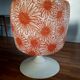 Chaise orange pivotante années 60/70