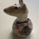 Small "bud vase" in glazed ceramic