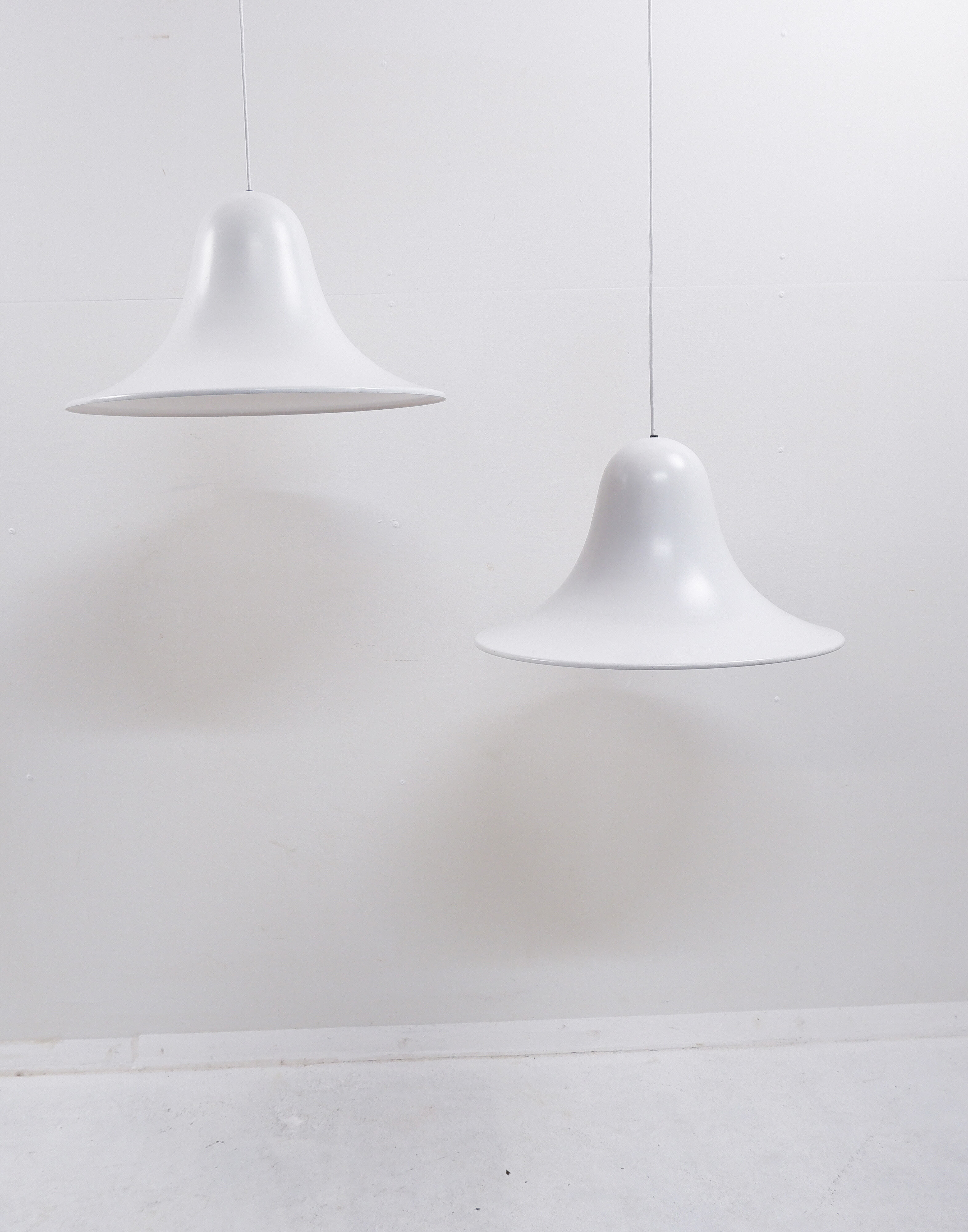 Set of 2 Pantop pendants by Verner Panton, 1980s