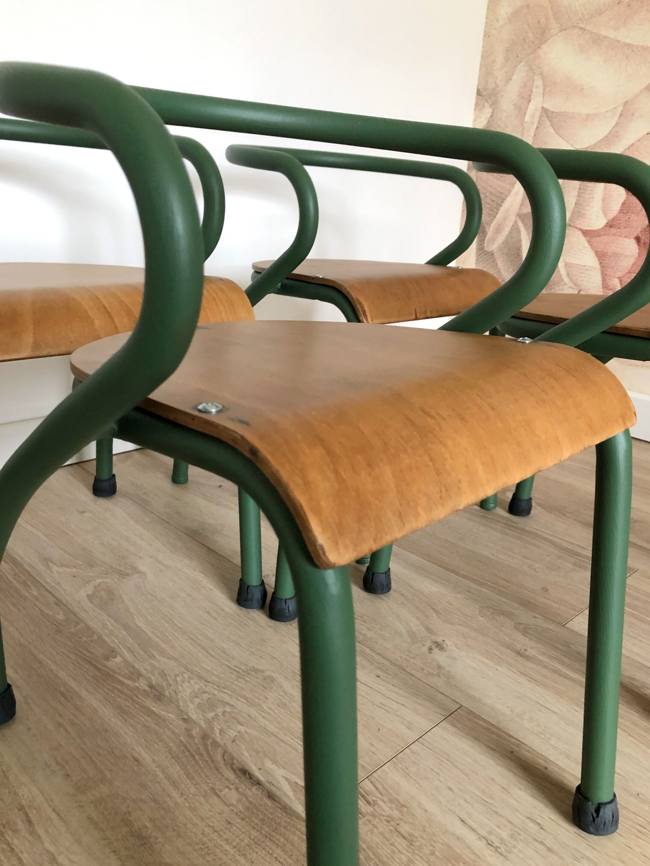 Nursery school chairs by Jacques Hitier, 50s