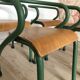 4 chaises d'école maternelle de Jacques Hitier, années 50