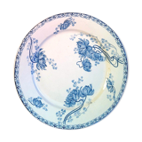 Lot de 21 assiettes anciennes en terre de fer
