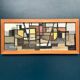 Original Swedish Oil on Canvas – “Abstract Composition” – Signed – Dated 1959 – Vintage & Framed – 77 × 35 cm