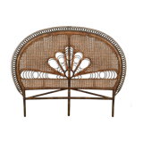 Peacock rattan headof