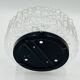 Massive modernist ceiling light in moulded glass