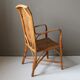 Vintage rattan armchair for adults