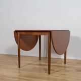 Mid-century teak extendable rosewood dining table, Denmark, 1960s
