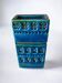 Rimini blue ceramic vase by Aldo Londi for Bitossi, Italy, circa 1960