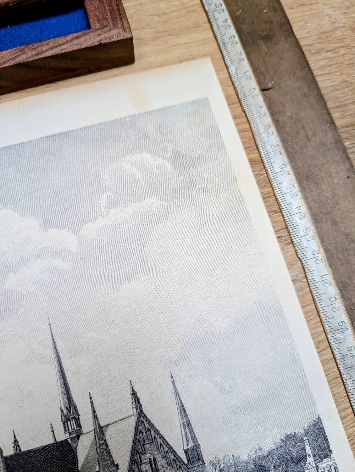 Saint Paul’s Church in Strasbourg, printed in 1897.