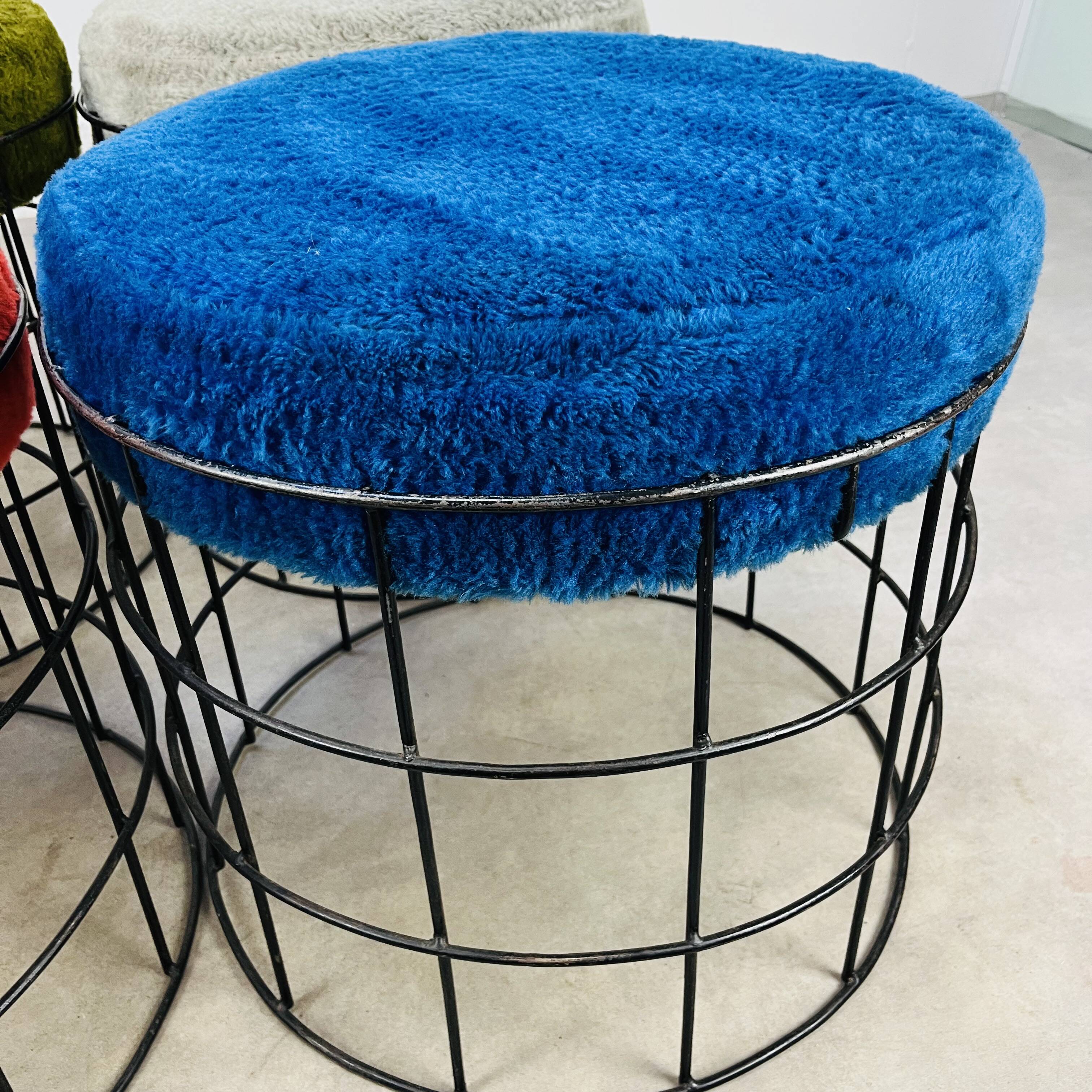 4 T1 stools by Verner Panton, 1960s design