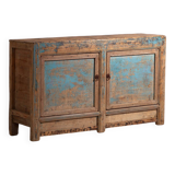 Ancien buffet de salle à manger bleu ciel (vers 1920)