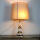 Hollywood Regency lamp in acrylic and brass 1970s design modernariato