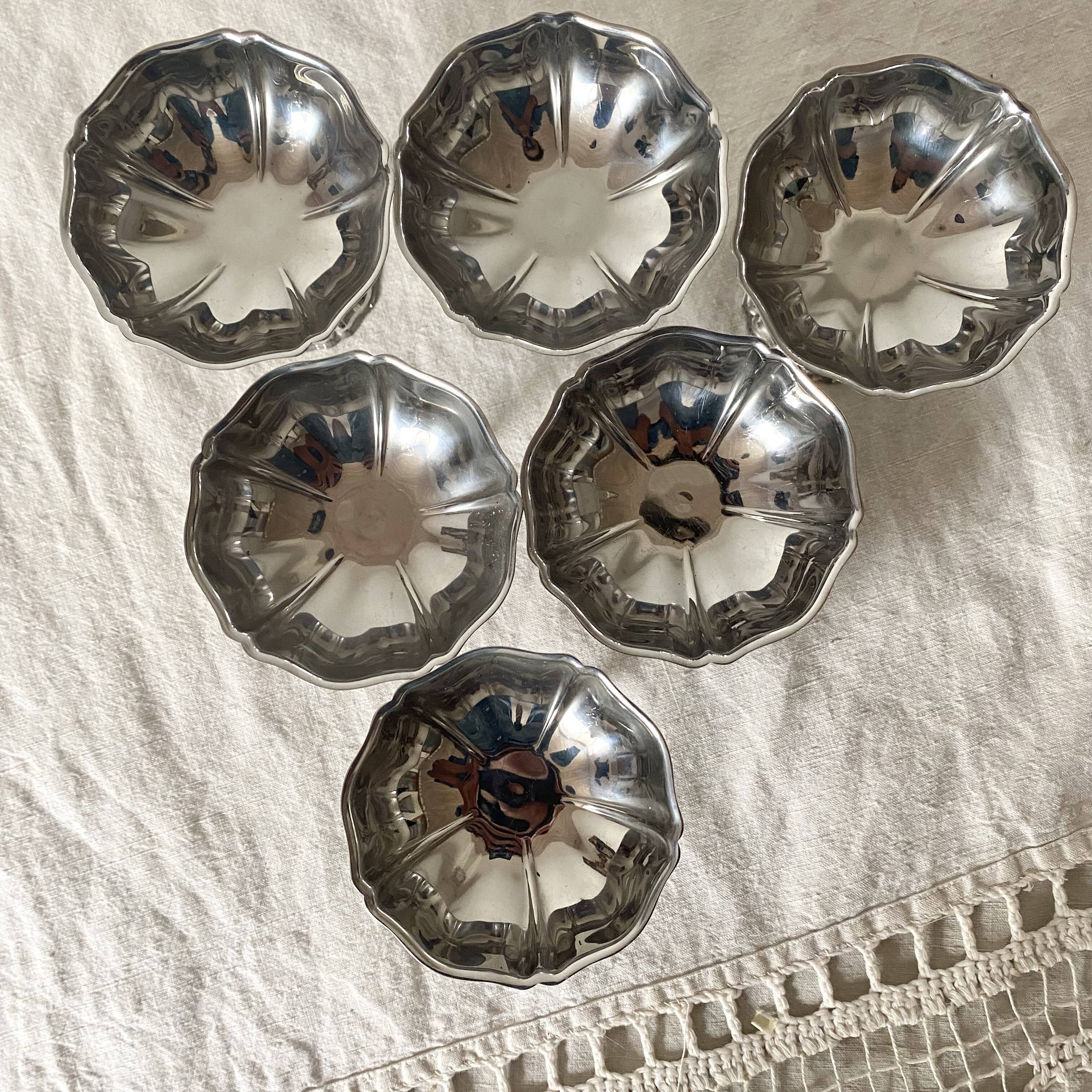 Vintage stainless steel cups