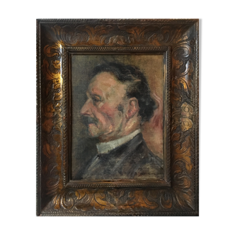 Painting "Impressionist Portrait" by Adrian Oscar Scheiterberg (1864-1910)