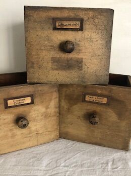 Drawer of an old grain maker's cabinet - Model 5
