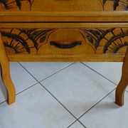 Chest of drawers 3 drawers art deco style in wood