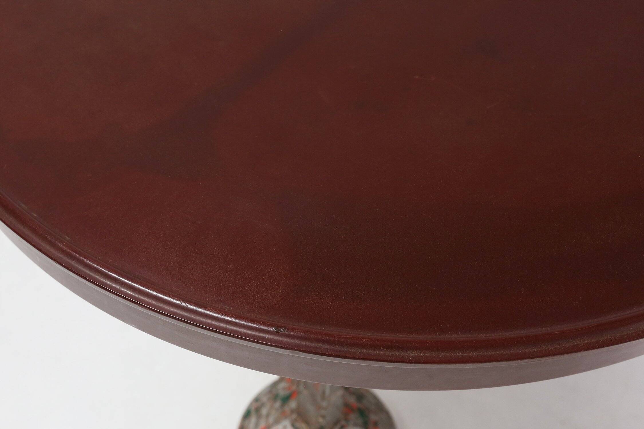 Table de bistrot avec plateau en bakélite par Louis Vuitton pour Rex, France, années 1930.