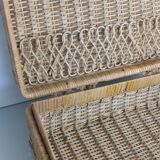 Rattan suitcase