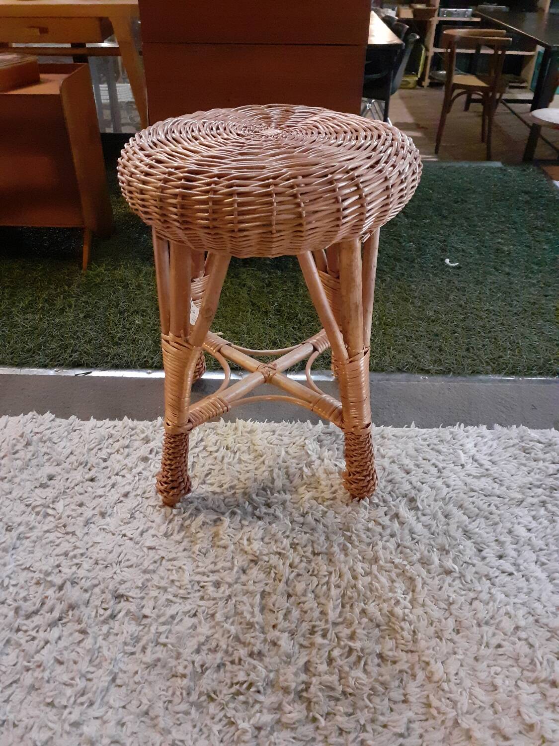 Wicker stool