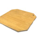 Tommaso Barbi, Hollywood regency burl wood tray, Italy 1970s