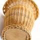 Handcrafted and vintage woven rattan/wicker vase