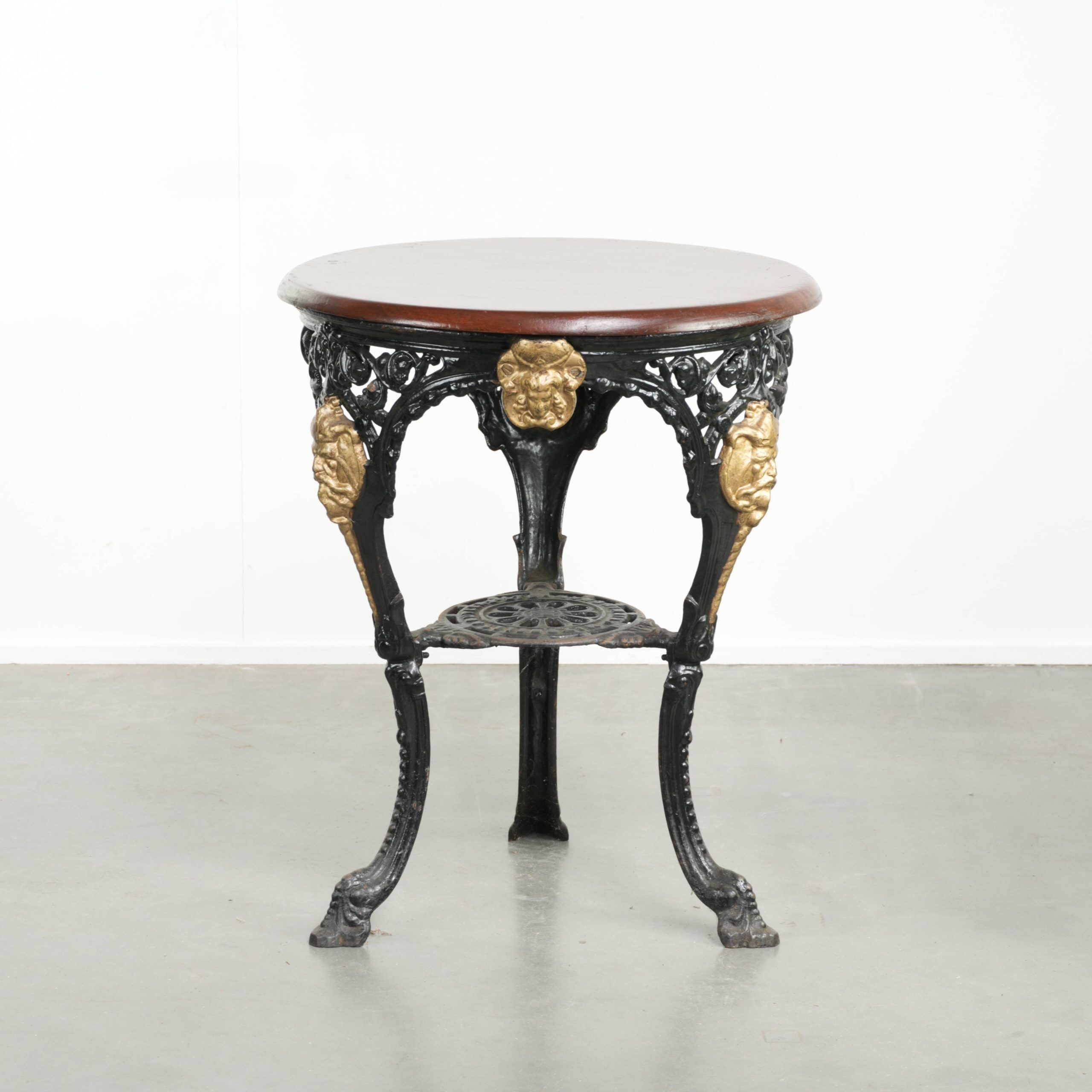 Antique English bistro/side table from the early 20th century