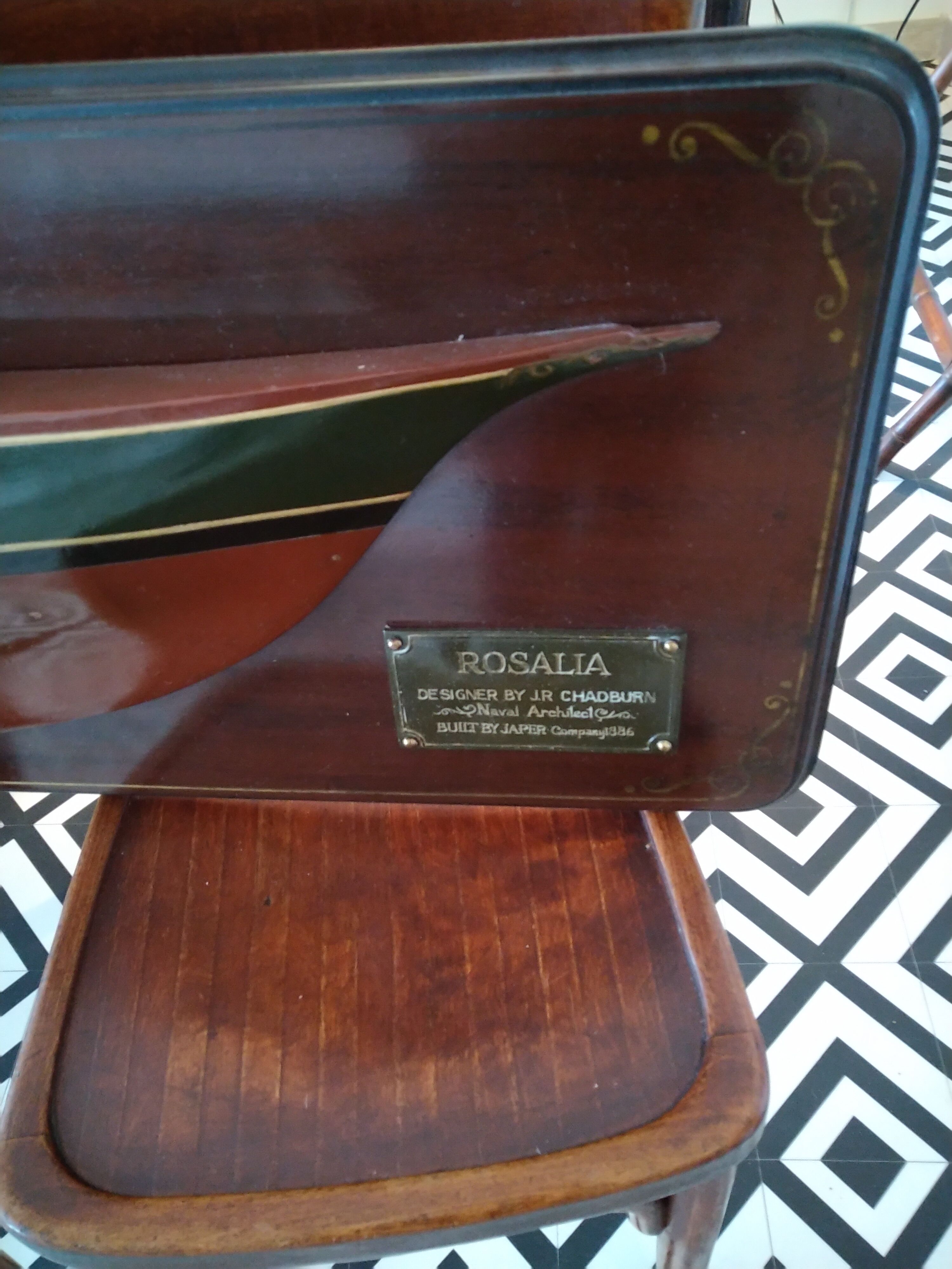 Model boat to hang