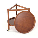 Sika Mobler trolley with removable trays  danish mid century modern design