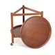Sika Mobler trolley with removable trays  danish mid century modern design