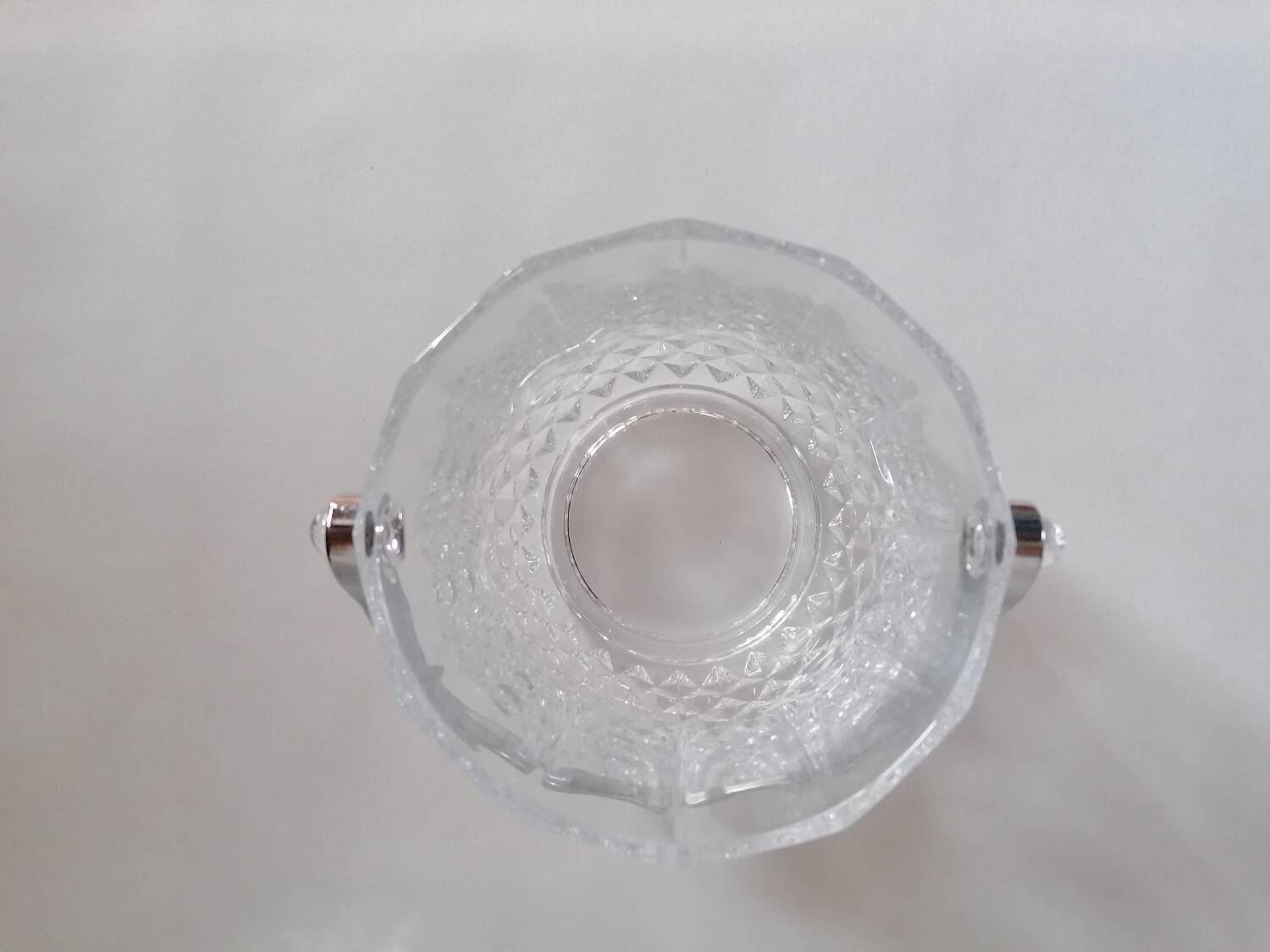 Lot 2 seaux cristal champagne glaçons