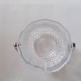 Set of 2 champagne crystal buckets with ice cubes