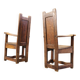 Vintage church chairs, set of 6 - 1950s