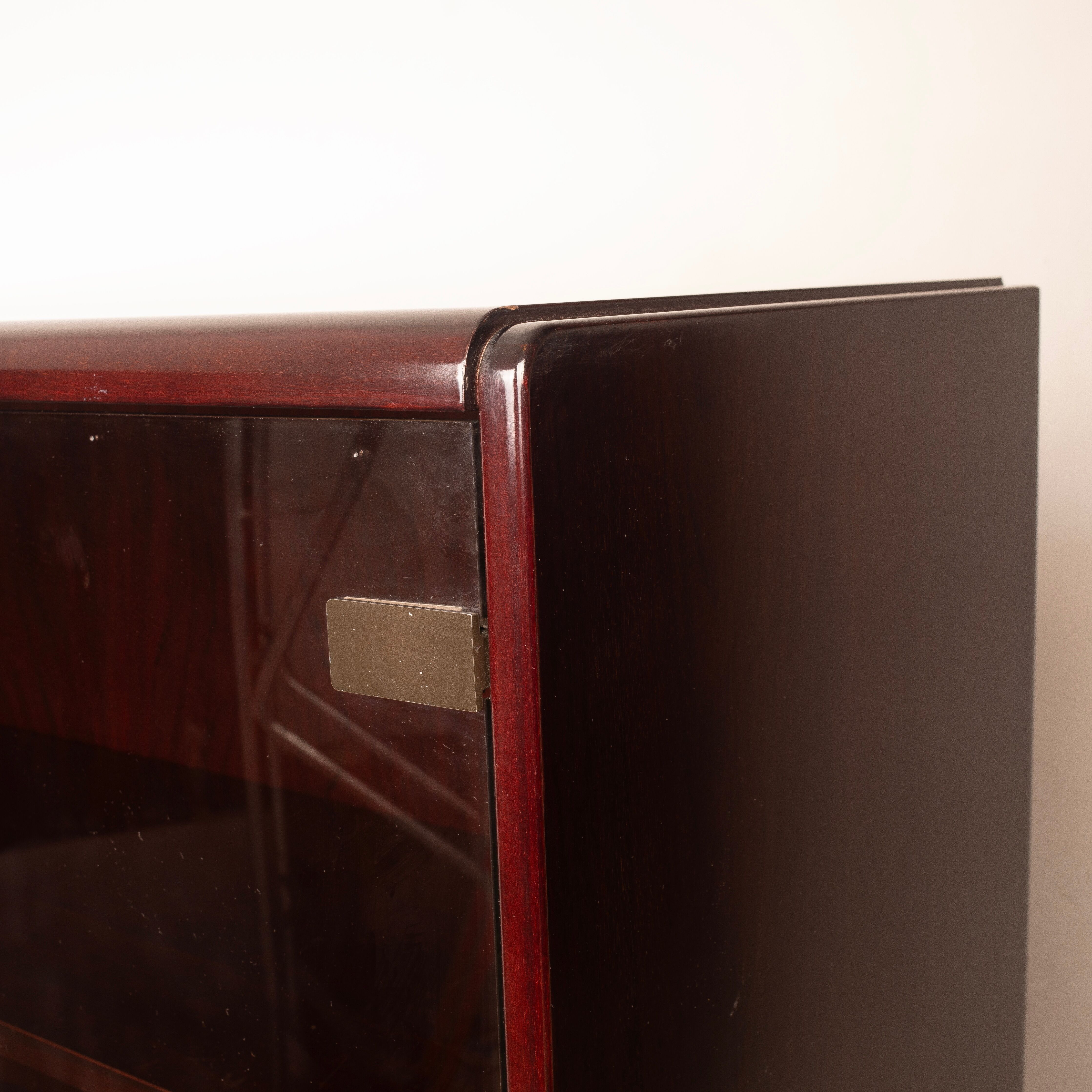 African Rosewood Daniel Cabinet by Paolo Piva for FAMA